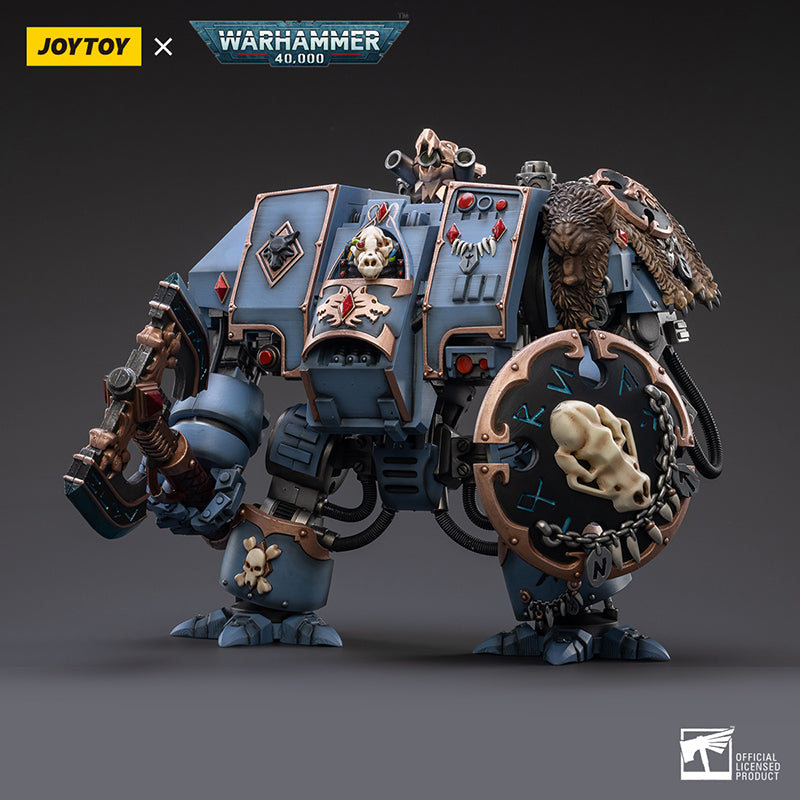 JoyToy 1/18 Warhammer 40K Space Wolves Venerable Dreadnought Brother Hvor