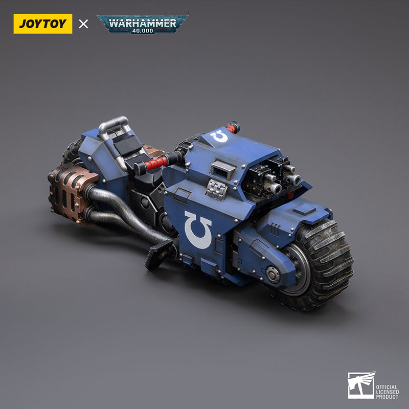 JoyToy 1/18 Warhammer 40K Ultramarines Outriders Motor-cycle