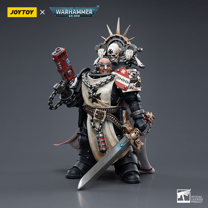 JOYTOY 1/18 Warhammer 40.000 Actionfigur Vorbestellung Black Templars Primaris Schwert Brüder Alberic Geburtstagsgeschenk (11,9 cm JOYTOY 1/18 Warhammer 40.000 Actionfigur Vorbestellung Black Templars Primaris Schwert Brüder Alberic Geburtstagsgeschenk (11,9 cm