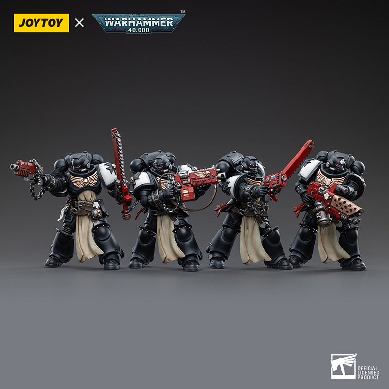 JoyToy 1/18 Warhammer 40K Black Templars Primaris Crusader Squad